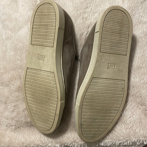 FRYE Women's Peggy Low Lace Grey Goat Nubuck 8 B US - Picture 4 of 4